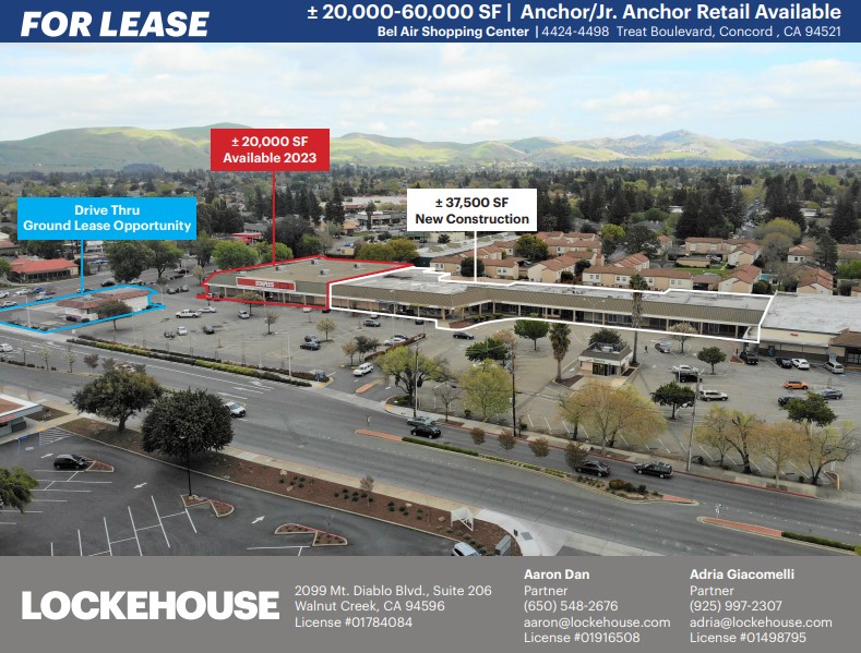 Bel Air Shopping Center On Treat Blvd. At Clayton Rd. To Get Makeover