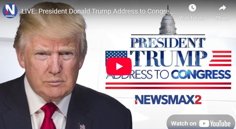 WATCH LIVE - President Donald J. Trump's Address To Congress - CLAYCORD.com