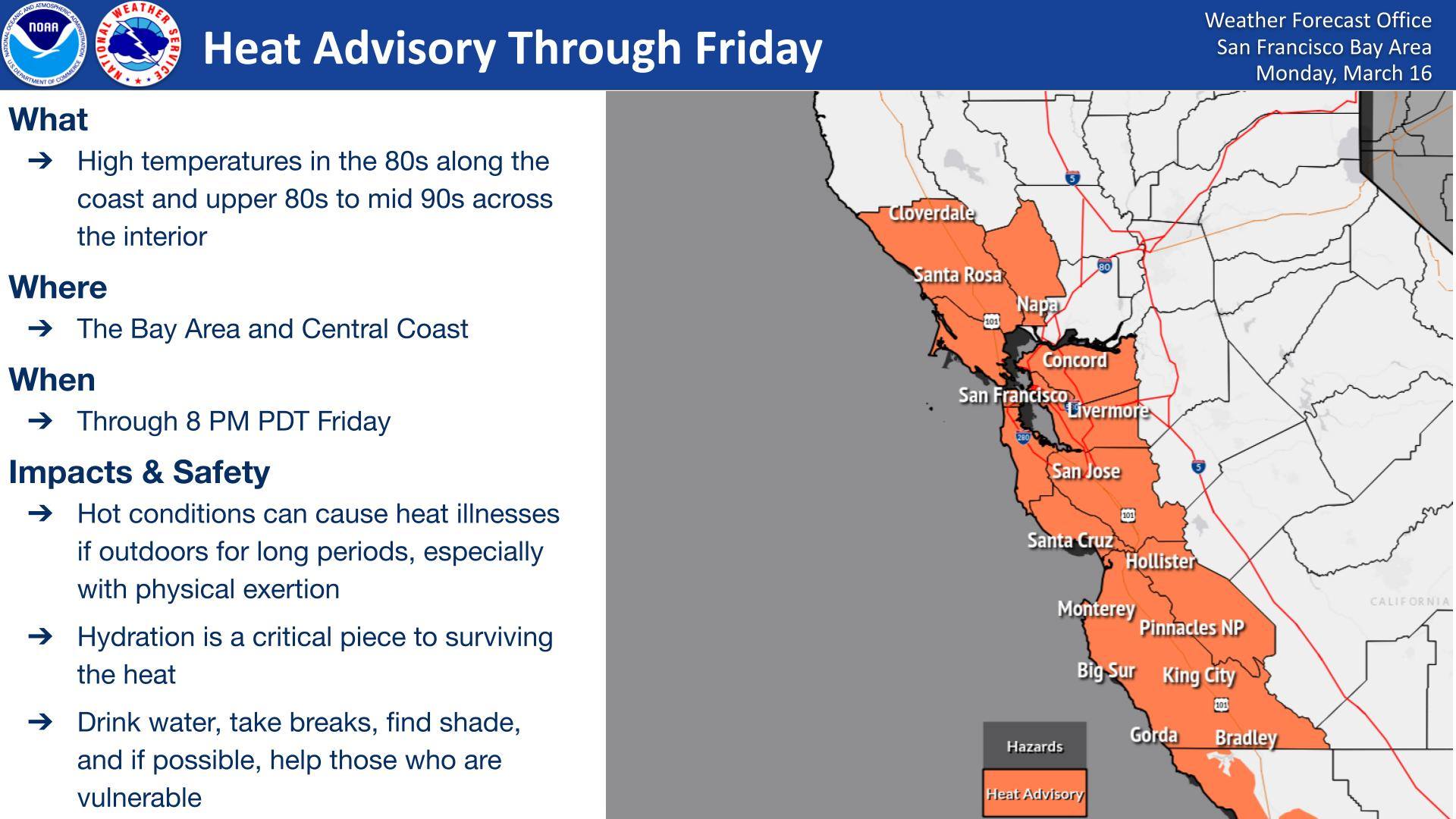 Heat Wave To Drive East Bay Temps Into Record-Breaking Territory This ...