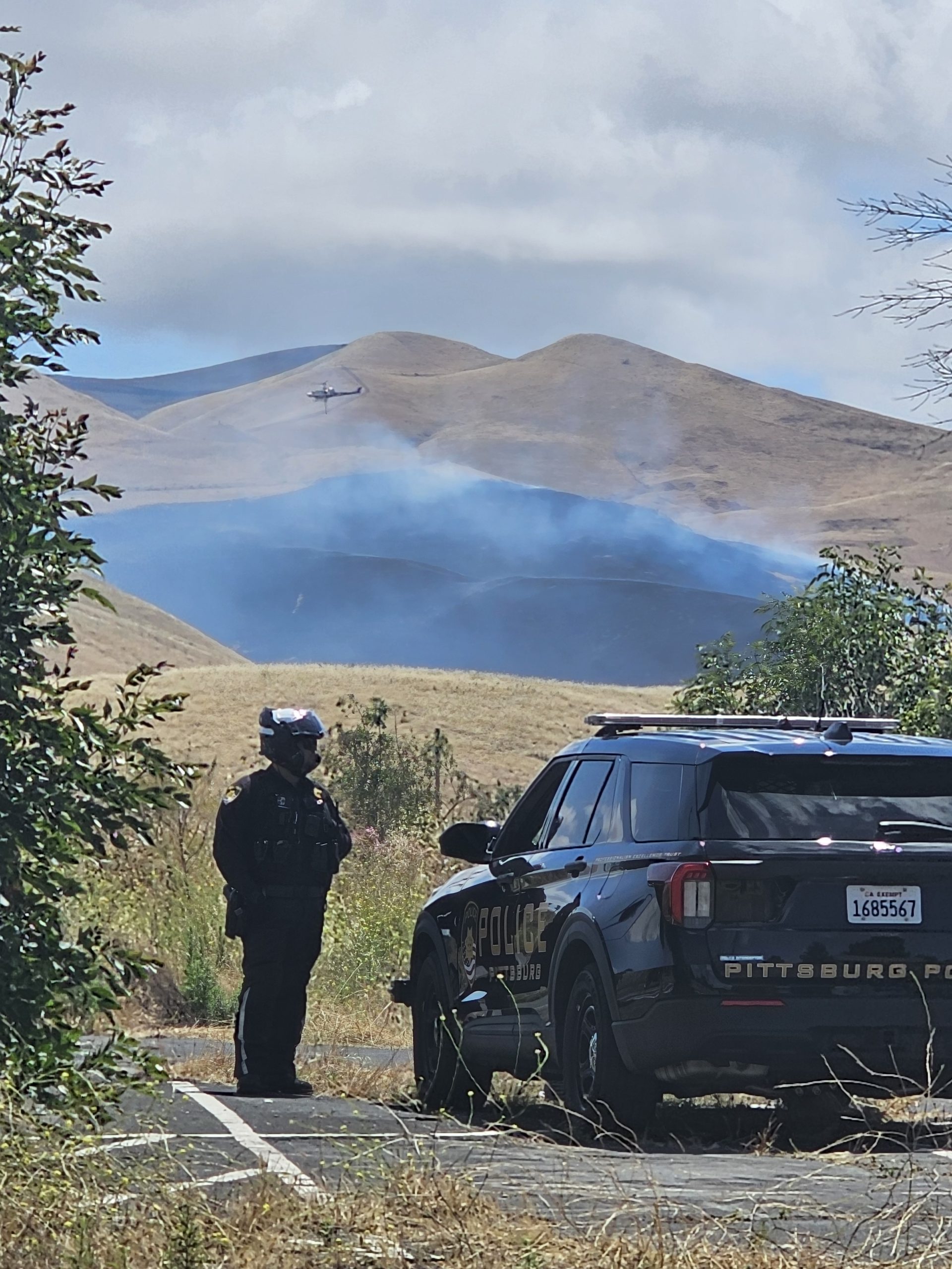 UPDATE: Vegetation Fire Burning In The Hills Between Kirker Pass And ...